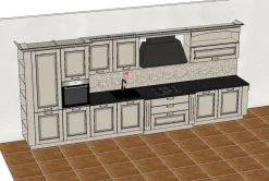 Cucina Asolo 4 classica magnolia Arredo3 lineare scontata 40%