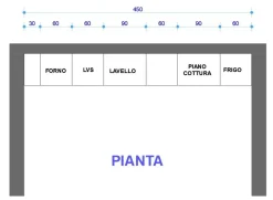 Cucina Astra design lineare bianca in laccato opaco Sp22