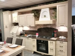 Cucina Aurora laccata panna fiorentino country magnolia Astra lineare scontata 46%