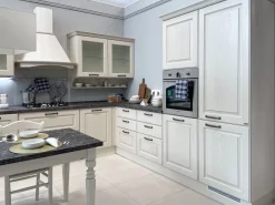 Cucina bianca classica ad angolo Scavolini Madeleine a soli 11643 Euro