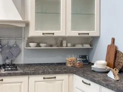 Cucina bianca classica ad angolo Scavolini Madeleine a soli 11643 Euro