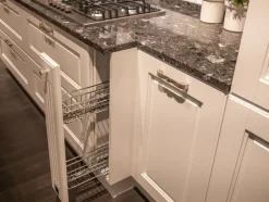 Cucina bianca classica lineare Agnese Lube cucine