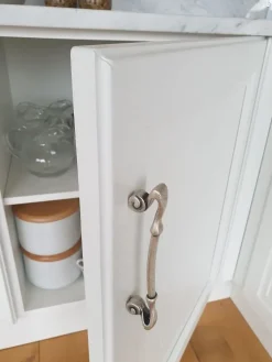 Cucina bianca country ad angolo Granducato Collezione esclusiva scontata