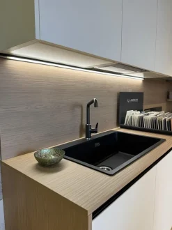 Cucina bianca design ad angolo Stosa Young