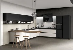 Cucina bianca design ad angolo Vetro Arredo3 a soli 17027 Euro