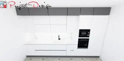 Cucina bianca design con isola Kali Arredo3 a soli 7300 Euro