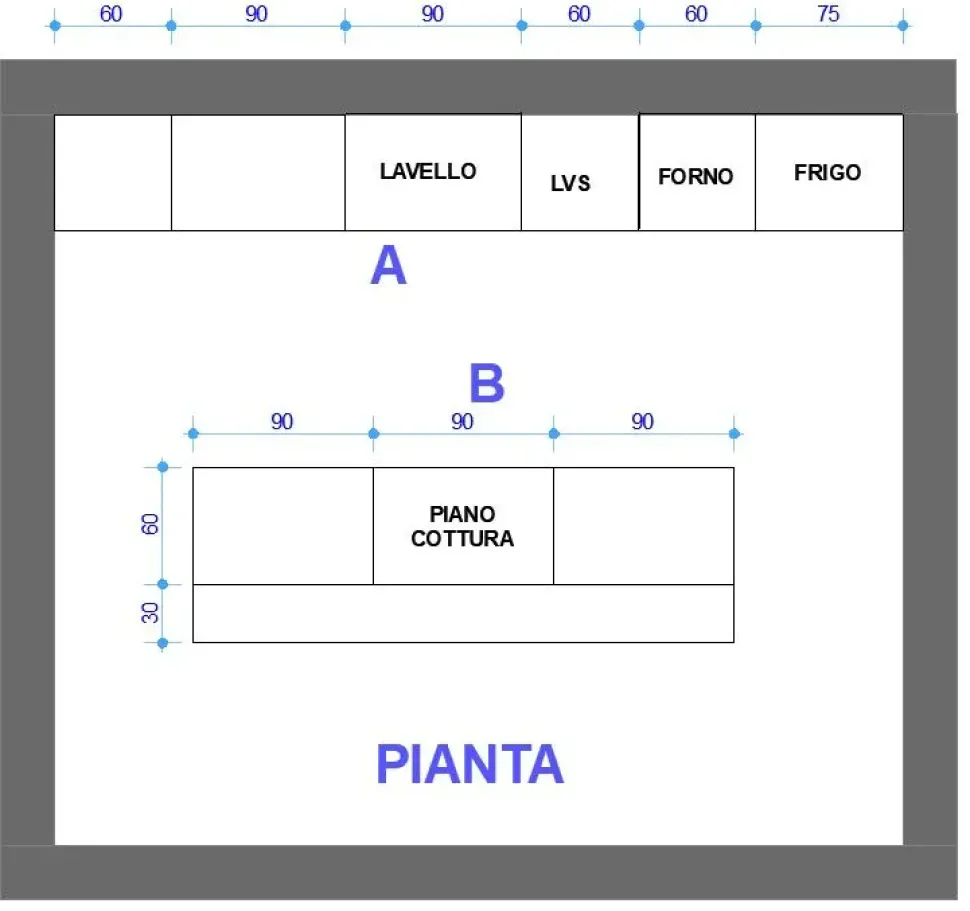 Cucina bianca design con isola Kali Arredo3 a soli 7300 Euro