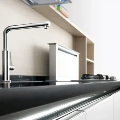 Cucina bianca design con penisola Mary Spagnol cucine a soli 18607 Euro