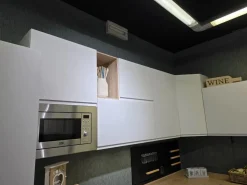 Cucina bianca moderna ad angolo Net cucine Pet kelly a soli 5840 Euro