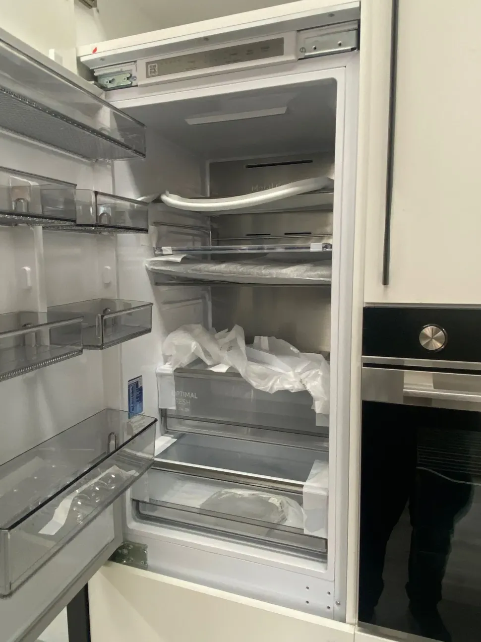 Cucina bianca moderna ad angolo Modula Febal in Offerta Outlet