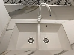 Cucina bianca moderna lineare Scavolini Carattere a soli 10500 Euro