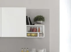 Cucina bianca moderna lineare Spagnol cucine Vivere 1