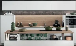Cucina bianca moderna lineare Cucina arredo3 modello cloe Arredo3 a soli 3217 Euro
