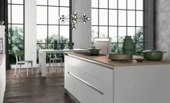 Cucina bianca moderna lineare Cucina arredo3 modello cloe Arredo3 a soli 3217 Euro