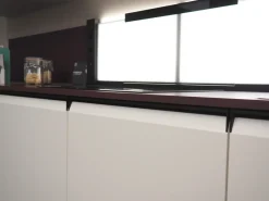 Cucina bianca moderna lineare Cucina formalia Scavolini in Offerta Outlet