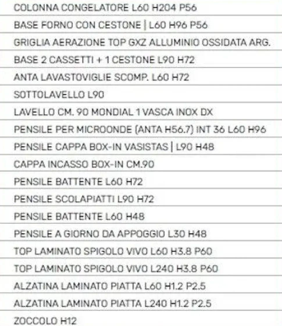 Cucina bianca moderna lineare Green kelly Net cucine