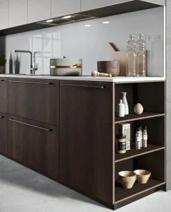 Cucina bianca moderna lineare Mk18 Antares a soli 11997 Euro