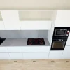 Cucina bianca moderna lineare Line  Astra in offerta