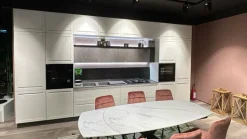 Cucina bianca moderna lineare Mobilturi Incanto a soli 13550 Euro
