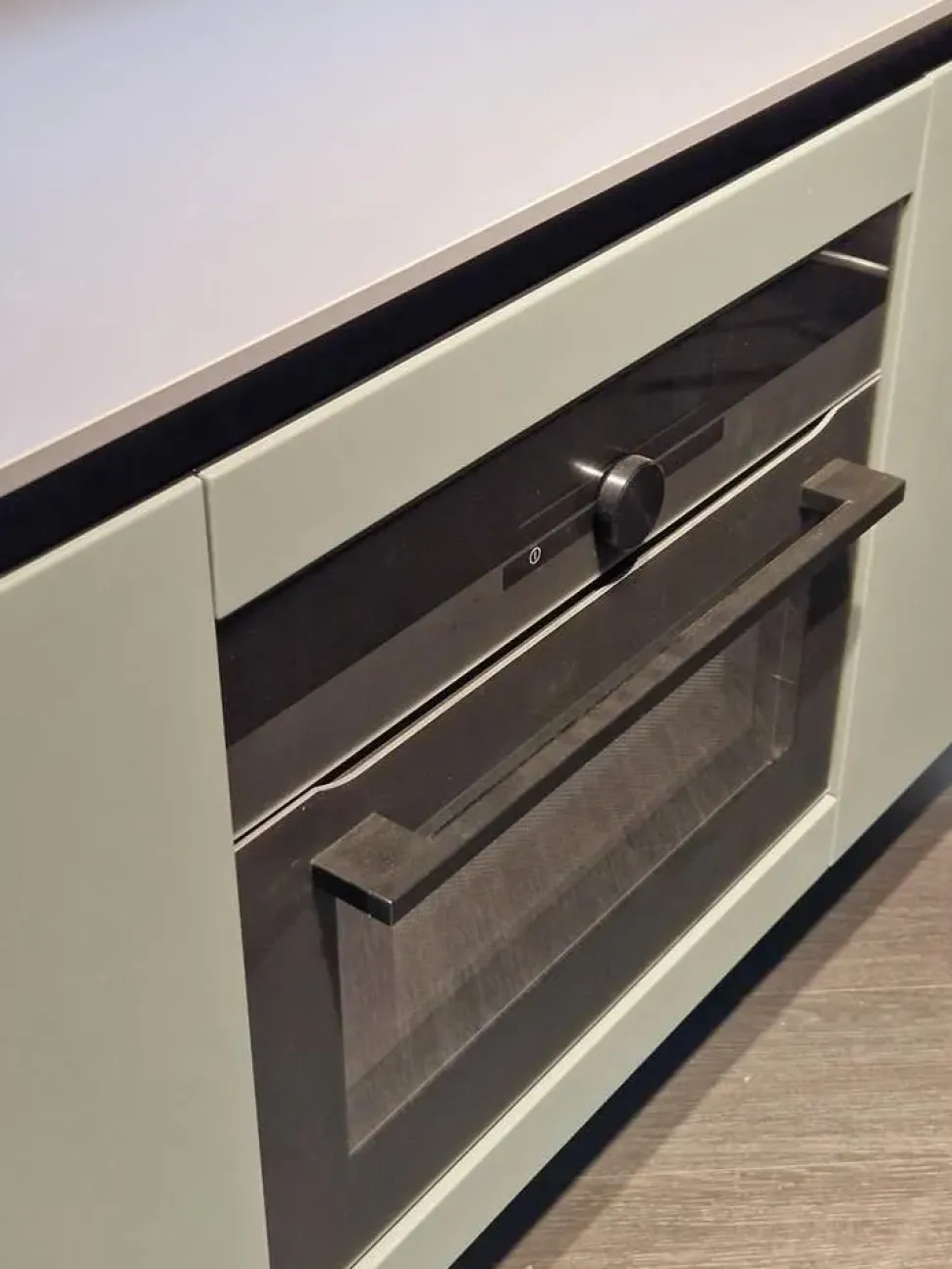 Cucina bianca moderna lineare Ak project anta step Arrital in Offerta Outlet