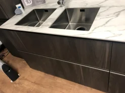 Cucina bianca moderna lineare Artigianale Expo a soli 11577 Euro