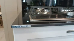 Cucina bianca provenzale ad angolo Telaio Imab