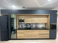 Cucina blu design lineare Tropea/piana Imab