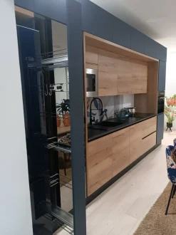 Cucina blu design lineare Tropea/piana Imab