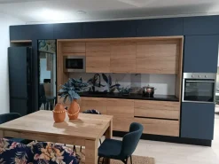 Cucina blu design lineare Tropea/piana Imab