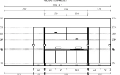 Cucina Capri  moderna rovere chiaro Imab ad angolo scontata 50%