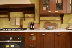 Cucina Casale classica noce ad isola Berloni cucine