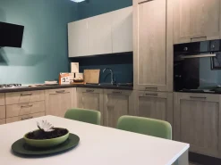 Cucina City-aliant moderna rovere chiaro ad angolo Stosa cucine