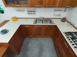 Cucina classica ad angolo Crono7 Artigianale a prezzo scontato