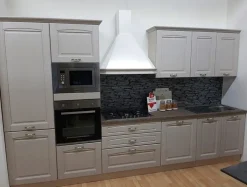 Cucina classica bianca Net cucine lineare Bea in offerta