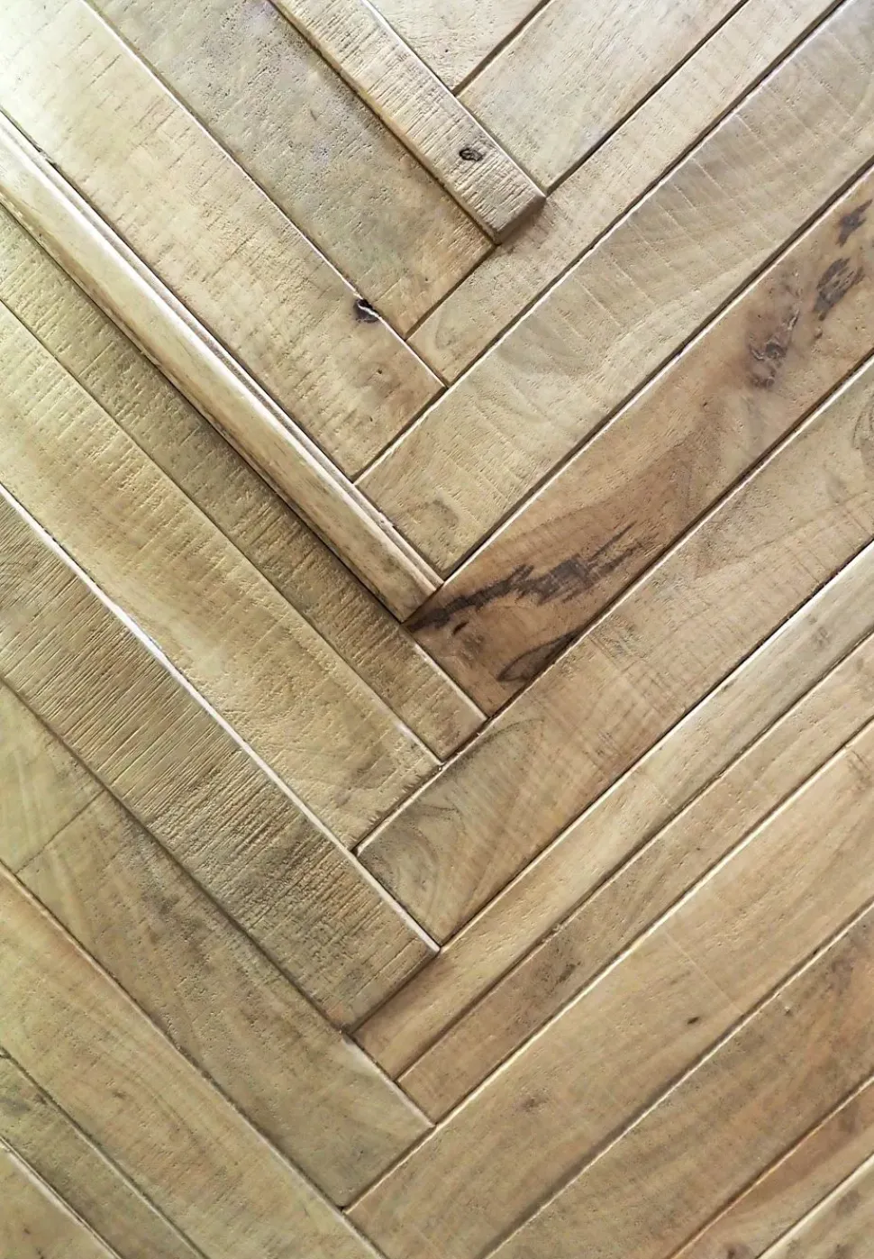 Cucina Collezione esclusiva moderna lineare rovere chiaro in legno Cucinja moderna rennes in legno e bronzo