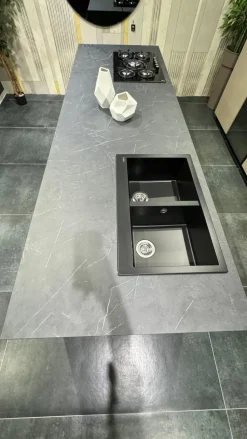 CUCINA con isola Binova Bluna SCONTATA 56%