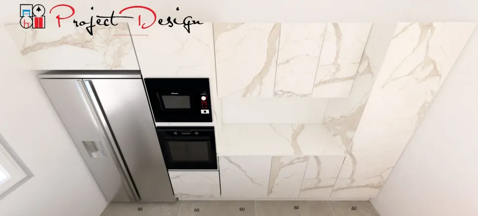 Cucina con isola design bianca Arredo3 Kali