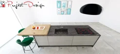 Cucina con isola design grigia Astra Line  a soli 8600€