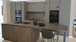 Cucina con isola design grigia Veneta cucine Lounge a soli 14048 Euro