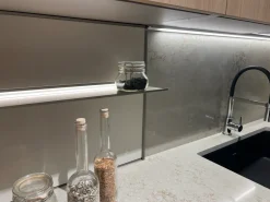 Cucina con isola in laccata opaco a prezzo ribassato 62%