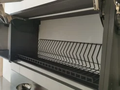 Cucina con isola in laminato materico altri colori Arrex  a prezzo ribassato