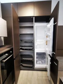 Cucina con isola in laminato materico altri colori Arrex  a prezzo ribassato