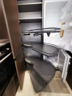 Cucina con isola in laminato materico altri colori Arrex  a prezzo ribassato