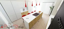 Cucina con isola in legno a prezzo scontato 47%