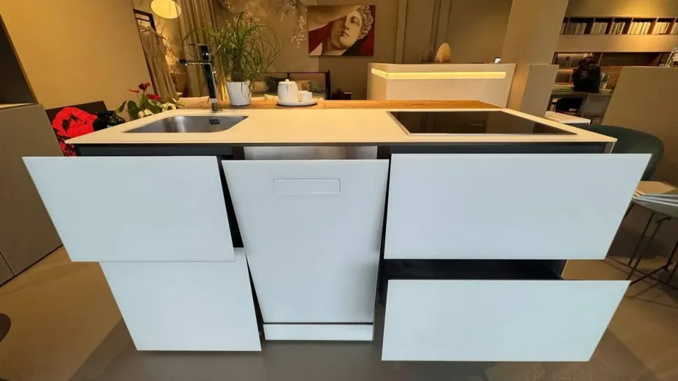 CUCINA con isola Lago 36e8 SCONTATA 30%