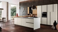 Cucina con isola moderna rovere chiaro Arredo3 Asia a soli 9780 Euro