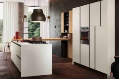Cucina con isola moderna rovere chiaro Arredo3 Asia a soli 9780 Euro
