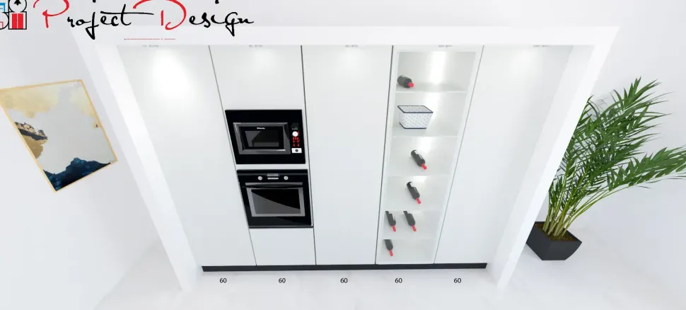 Cucina con isola moderna bianca Astra Line a soli 8600€