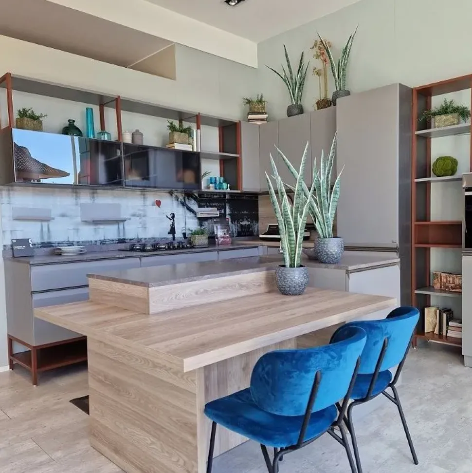 CUCINA con isola Scavolini Formalia SCONTATA 52%