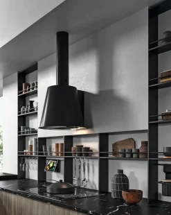 Cucina con penisola in laminato materico a prezzo ribassato 35%